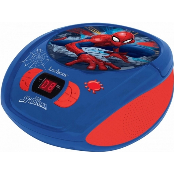 Lexibook RCD108SP Marvel Spiderman Radio-CD-Player FM Radio AUX-Eingang Boombox