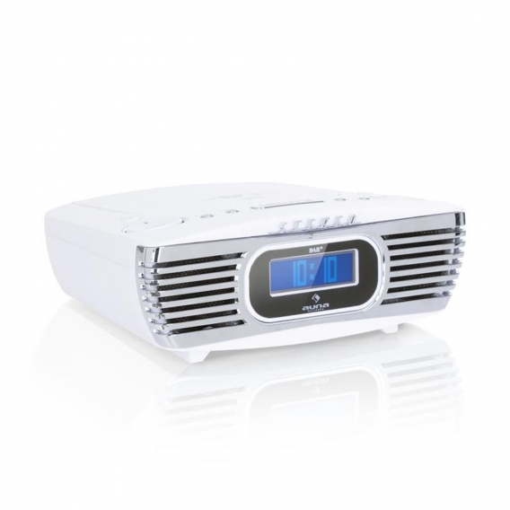 auna Dreamee DAB+ Radiowecker mit CD-Player ,Radio: UKW (FM) & DAB+ Empfang ,CD-Player: CD / CD-R / CD-RW / MP3 ,integrierte Ste