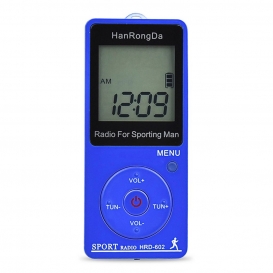 More about HRD-602 Tragbarer Radioempfänger FM / AM-Radio LCD-Display Sperrknopf Taschenradio mit Sport-Schrittzähler für Kopfhörer