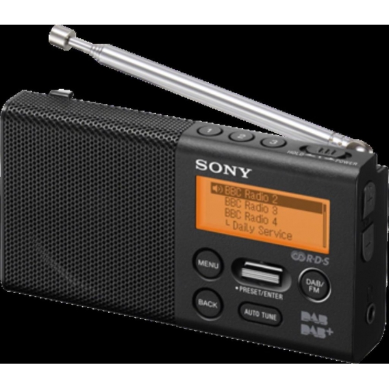 SONY Pocket-Radio, XDR-P1DBPB mit DAB schwarz