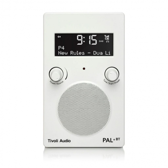 Tivoli Audio PAL+ BT FM/DAB+ Radio mit Bluetooth, inkl. Fernbedienung weiß/weiß