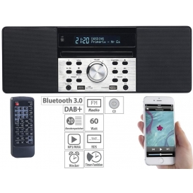 More about VR-Radio DOR-600 Digitalradio mit DAB+, FM, Bluetooth, CD, USB, 60 W, Lautsprecher, Musikbox, Mp3, CD-Player, Radio