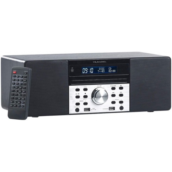 VR-Radio DOR-600 Digitalradio mit DAB+, FM, Bluetooth, CD, USB, 60 W, Lautsprecher, Musikbox, Mp3, CD-Player, Radio