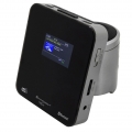 soundmaster UR260 UR260SI, schwarz/silber, DAB Radio, USB, Bluetooth, 2,4 Zoll