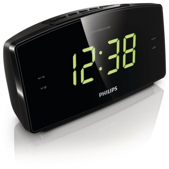 Philips AJ3400 Radiowecker Stromsicherung Sleep-Timer Digitaler UKW-Tuner