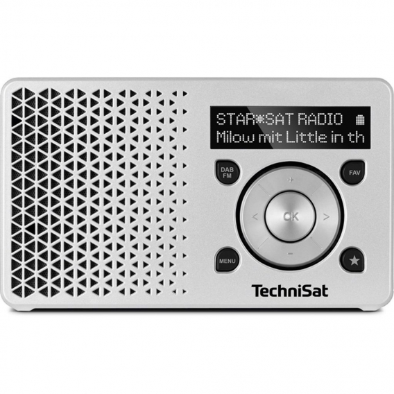 DIGITRADIO 1 DAB+ Radio silber/silber