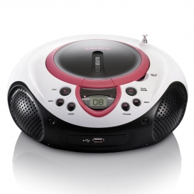 More about Lenco SCD-38 USB Pink - Tragbares FM-Radio mit CD/MP3-Player - USB-Eingang - AUX-Eingang - Pink