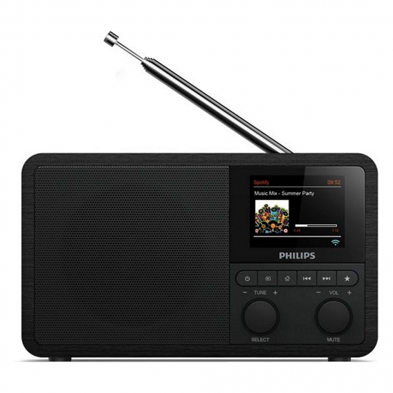 PHILIPS PR802 DAB+ Internetradio Spotify Connect Radiowecker Bluetooth DAB+/UKW