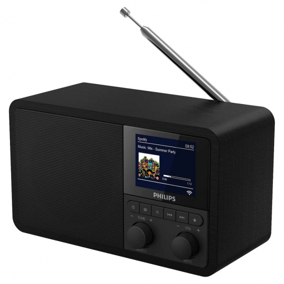 PHILIPS PR802 DAB+ Internetradio Spotify Connect Radiowecker Bluetooth DAB+/UKW