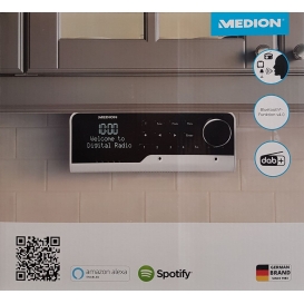 More about Medion P66120 (MD44120) WLAN Unterbauradio mit Amazon Alexa, weiß