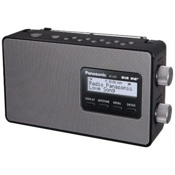 Panasonic RF-D10EG-K Radio DAB+ Schwarz / Grau