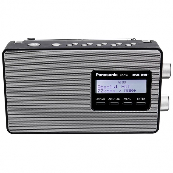 Panasonic RF-D10EG-K Radio DAB+ Schwarz / Grau