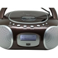 Soundmaster SCD4200BR PLL-UKW Radio DAB+ CD-MP3/USB Festsenderspeicher braun