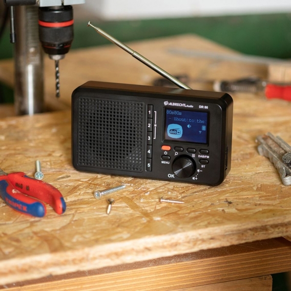 Albrecht Radio Dab+ Dr86 Black