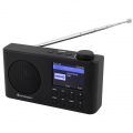 Soundmaster IR6500SW Internetradio mit WiFi, DAB+, BT, Akku in schwarz