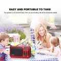 Rolton W405 FM Digital Radio Portable USB Kabel Computer Lautsprecher HiFi Stereo Receiver w / Taschenlampe LED-Anzeige Unterstü