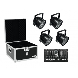 More about EUROLITE Set 4x LED PAR-56 QCL sw + Case + Controller