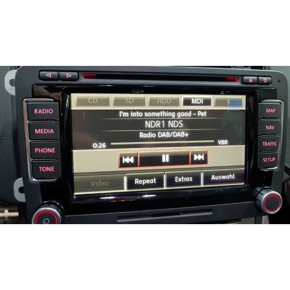 DAB DAB+ KOMPLETT Integration Digital Radio für Audi Symphony Concert III 3