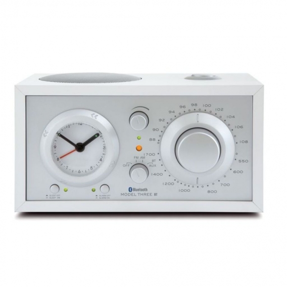 Tivoli Audio Three BT Radiowecker mit Bluetooth weiß/silber