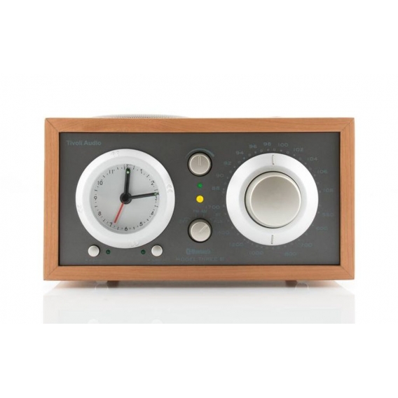 Tivoli Audio Three BT Radiowecker mit Bluetooth Kirsche/Taupe