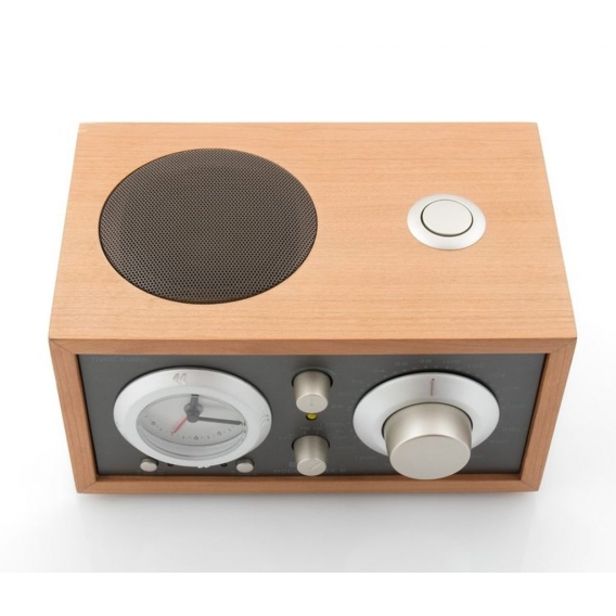 Tivoli Audio Three BT Radiowecker mit Bluetooth Kirsche/Taupe