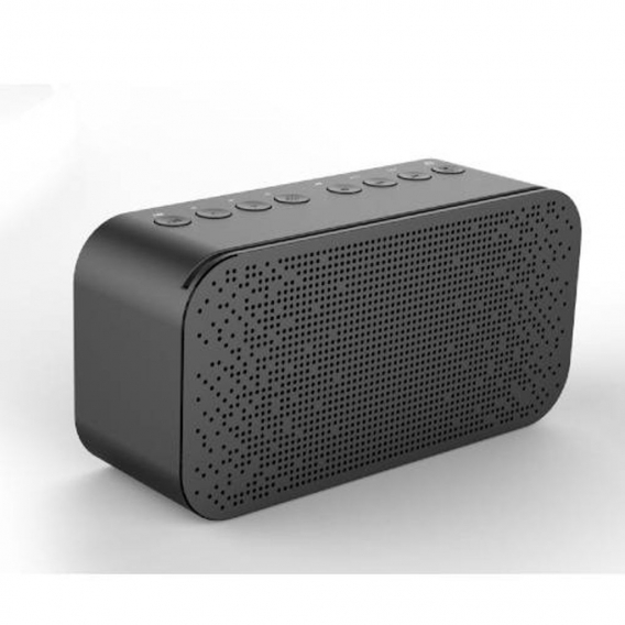 Radiowecker Radio mit Bluetooth-Lautsprecher schwarz quickmedia