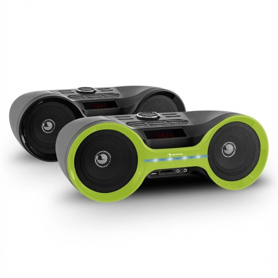 Boombastic Bluetooth-Boombox USB SD MP3 AUX UKW LED