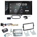 Kenwood DDX-4019DAB DAB+ CD MP3 DVD Einbauset für Dacia Duster Lodgy Logan