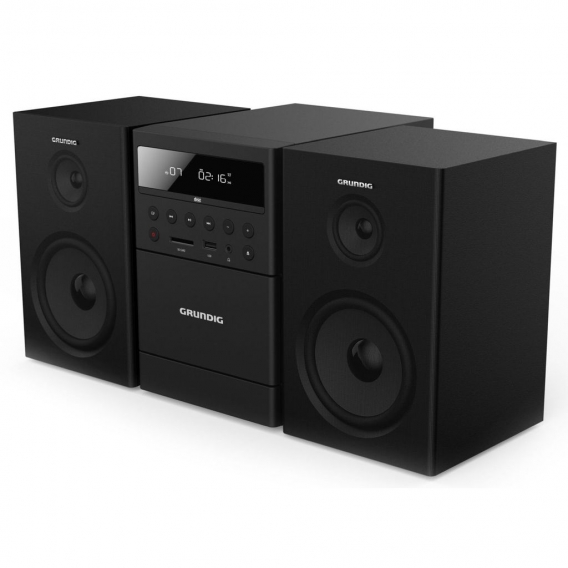 GRUNDIG MS 300 - Design Micro System, Kassette, FM-Tuner, MP3-Wiedergabe, USB, SD-Karte, Bluetooth, GHF1050