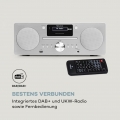 auna Harvard Stereo Kompaktanlage Special Edition, Microanlage mit DAB/DAB+ -Tuner, 2 x 10W RMS, Bluetooth 3.0, USB, Bluetooth, 