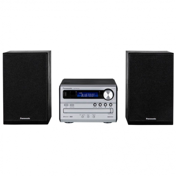 Panasonic SC PM 250 Micro Hifianlage mit Bluetooth silber schwarz