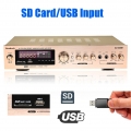 SUNBUCK Verstärker bluetooth V5.0, Audio Stereo Musik 2.0 Kanal HiFi Endstufe Eingebauter Netzteil FM USB Empfänger für PC Handy