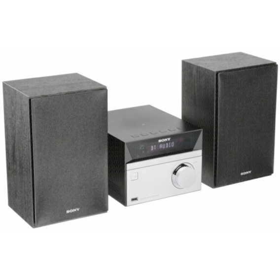 Sony CMT-SBT 20 Micro Hi-Fi Anlage, Farbe: Silber/Schwarz