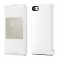 Sony SCR44 Flip-Cover weiss  für Xperia Z5 Compact E5823 Blister