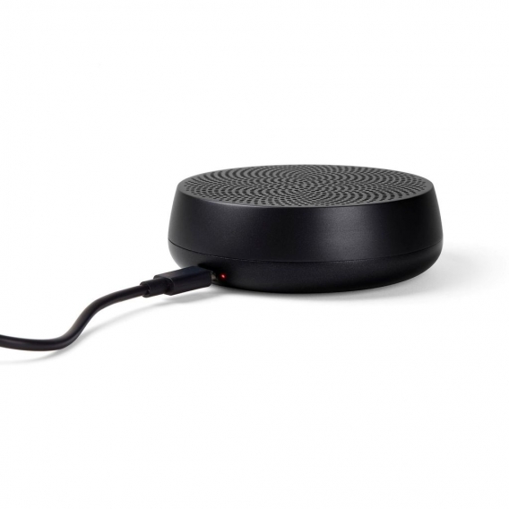 Lexon MINO L Mini-Bluetooth-Lautsprecher TWS mit Freisprechanlage versch. Farben Farbe: Schwarz