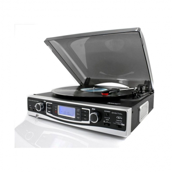 Soundmaster PL530 Nostalgieradio mit Plattenspieler und Encoding-Funktion