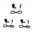 Lavalier Revers Krawatte Clip On Vakuumröhre Mikrofon Xlr 3pin+Lavalier Revers Krawatte Clip On Vakuumröhre Mikrofon 3.5mm Gerad