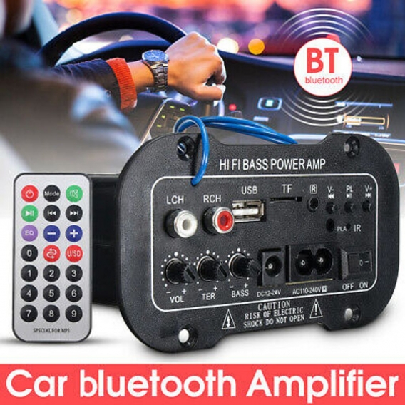 Auto bluetooth Hifi Bass Endstufe Stereo Digital Verstärker USB T