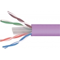 Starres UTP-Kat6-Kabel CCA LSFH VIOLETT (305m)