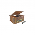 INOVALLEY RETRO29-E Hifi-Vinylkette im Bluetooth-Retro-Stil - CD / K7 Audio / FM / USB