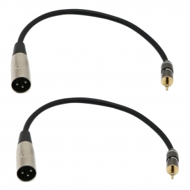 More about 2 Stück 23 Cm Adapterkabel XLR Stecker auf 3,5 Mm Buchse für Digital Audio Player