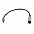 2 Stück 23 Cm Adapterkabel XLR Stecker auf 3,5 Mm Buchse für Digital Audio Player