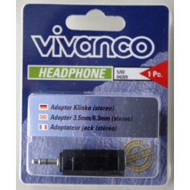 More about ViVanco™5/02, 6.3 mm, 3.5 mm, männlich/weiblich