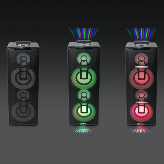 muse M-1990DJ  Party Box BT CD USB LED 1000W