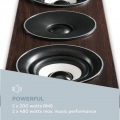 auna Line 4707 Standlautsprecher - 4-Wege-HiFi-Lautsprecher-Paar , HiFi-Anlage , 6,5" Subwoofer , 960 Watt Musikleistung , 4-8 O