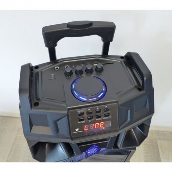 CONTINENTAL EDISON Light Speaker 600W Trolley Bluetooth Karaoke