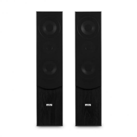 auna L766 - HiFi Boxen-Paar , Stand-Lautsprecher , Lautsprecher-Boxen , 3-Wege-Technik , Bassreflex , 20 Hz bis 20 kHz Frequenzg