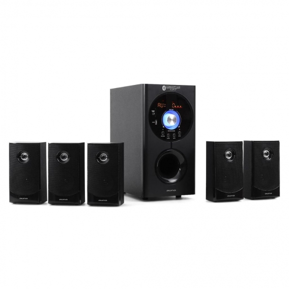 Auna Concept 620 Kompaktanlage, 6 Lautsprecher, 10 Watt RMS, MP3, USB, Bluetooth