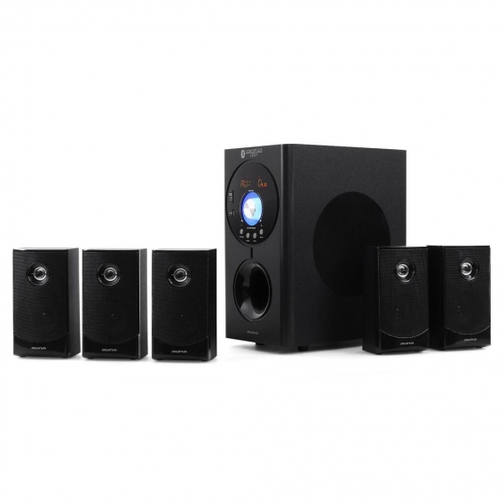 Auna Concept 620 Kompaktanlage, 6 Lautsprecher, 10 Watt RMS, MP3, USB, Bluetooth