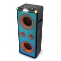 Enceinte Bluetooth Muse M-1958DJ Party Box avec CD, USB, Radio FM, Puissance 500W, Animation LED + Strobe, Microphone, Téléco